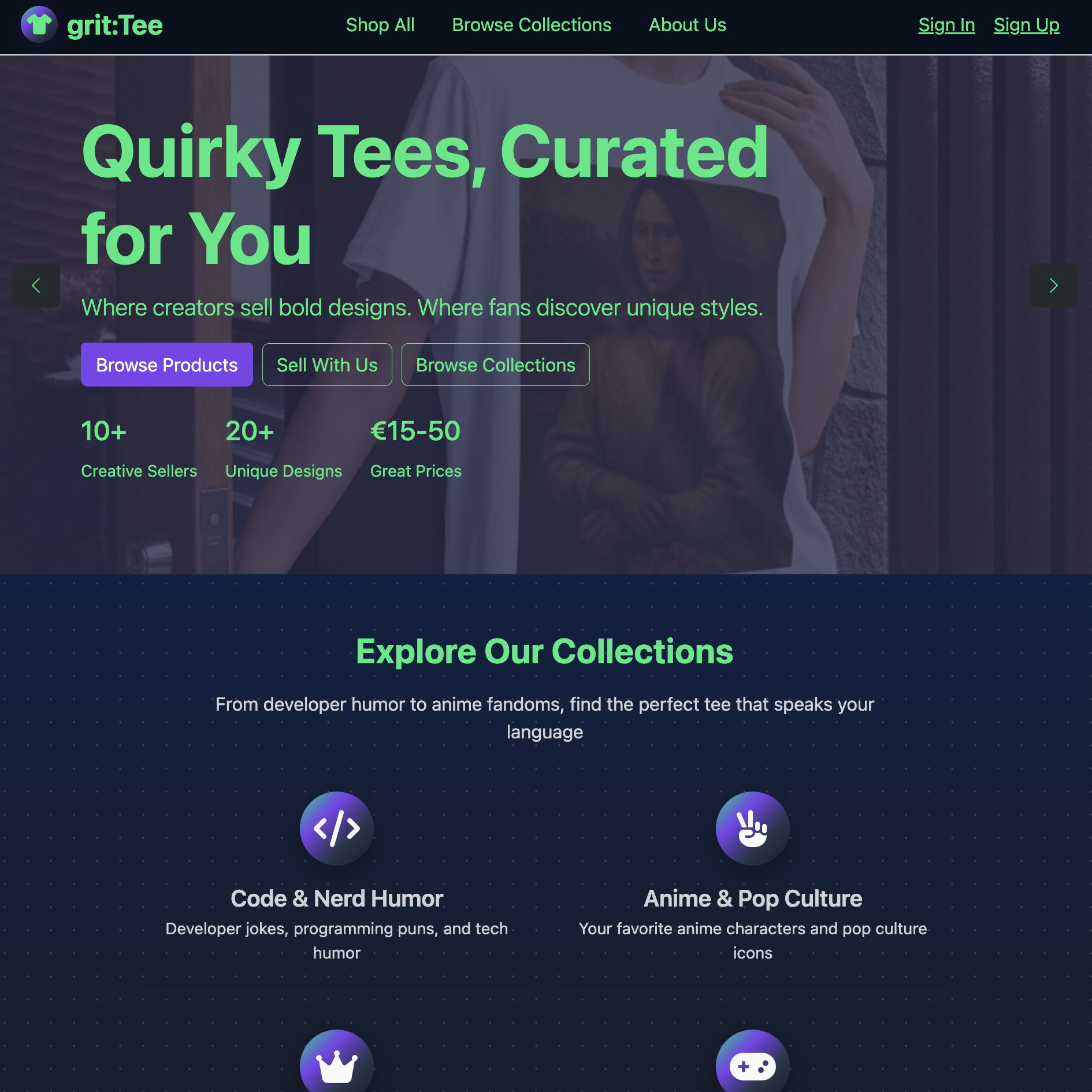 grit:Tee marketplace